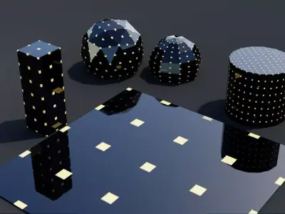 E10s XWireframe Free 3D model