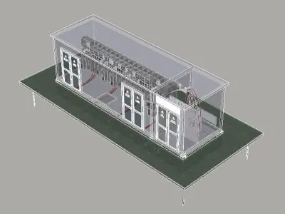 Distribution Station Free 3D model