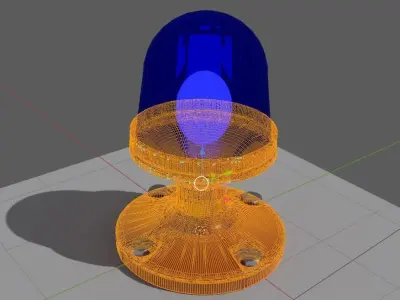 Rollfeldbeleuchtung runway light 3D model