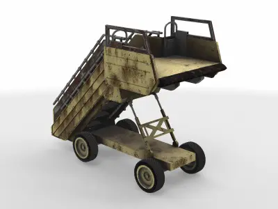 passenger stairs 3D model