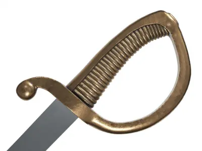 Sword 03 3D model purchase