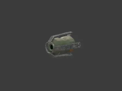 Rescue capsule Low-poly 3D model