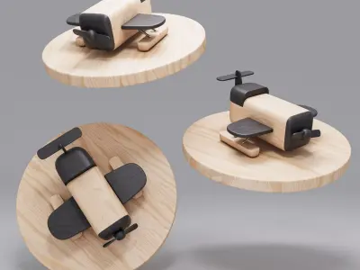  airplane toy 3D model