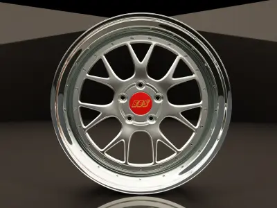 BBS wheels 3D model by JustasR3D