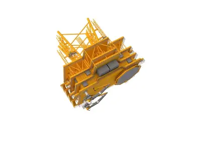 Offshore Wind Farm Substation 3D model purchase