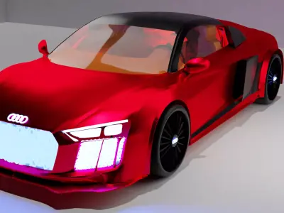 Audi r8 Free 3D model order