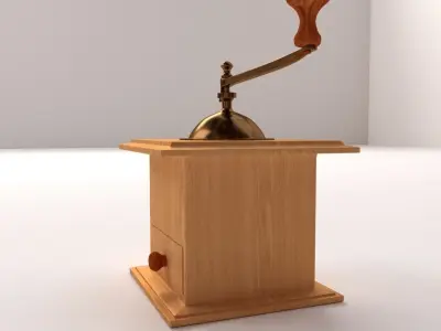 Antique Coffee Grinder 3D model