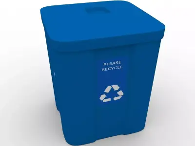 Recycle Bin 3D model get