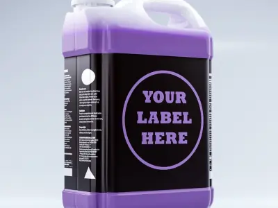 Gallon 3D Model mockup of bottle 3D model