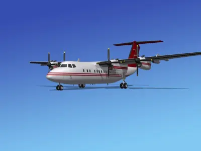 Dehavilland DHC-7 Corporate 4 3D model