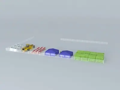 Stock drilling Free 3D model
