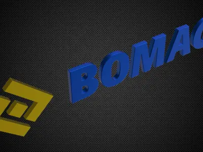 bomag logo 3D model