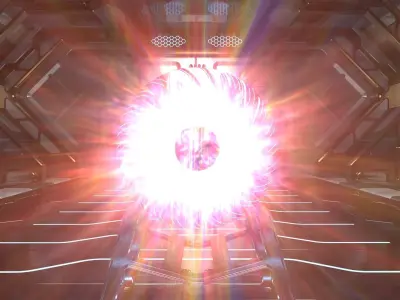 Sci Fi plasma engines and exhausts 3D model