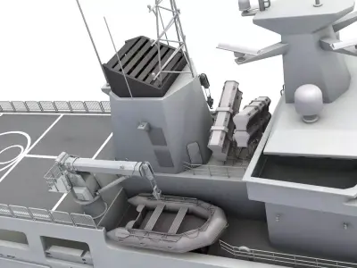 Arafura-class offshore patrol vessel 3D model