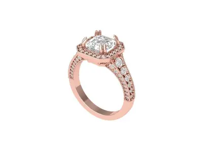 Wedding Ring  3D print model 397