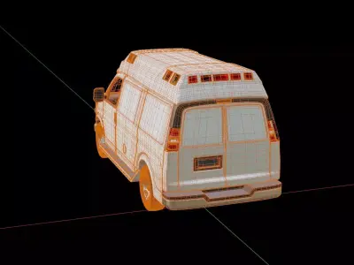 Chevrolet Express Ambulance 3D model