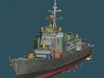 Building Ship 3D model