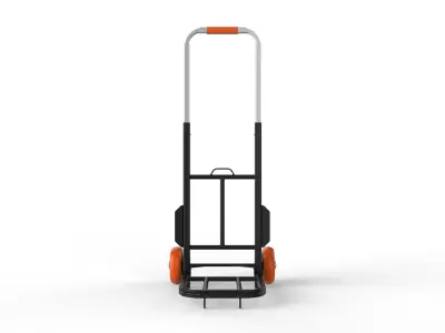Cart Storage Orange 3D model