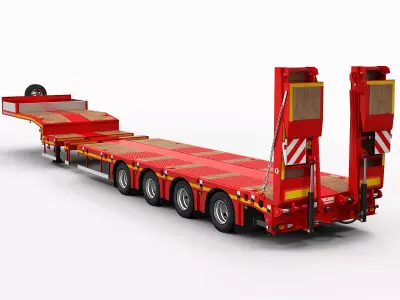 Platform Trailer 3D model