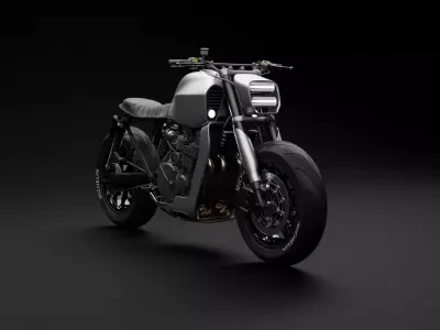 Concept Motorcycle Neo Retro 3D model