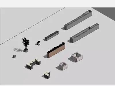 Houseplants - Revit 3D model