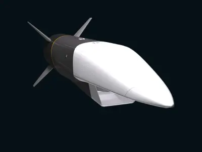 HyFly-2 Hypersonic Cruise Missile Concept 3D model