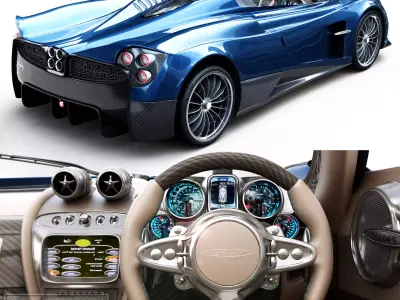 Pagani Sports Car 3D model
