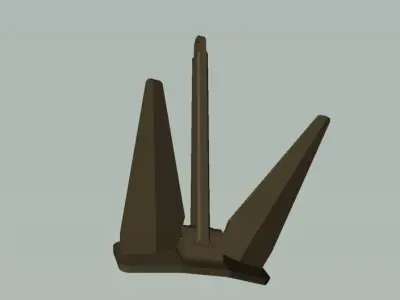 Anchor sword 3D model
