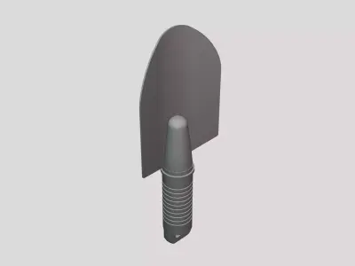 Garden Shovel - Geometry Only No Textures No Materials 3D model