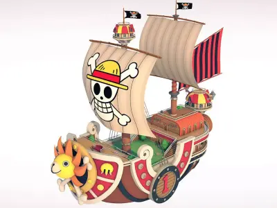 3D Thousand Sunny - by DSZarts 3D model