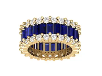 Wedding Ring  3D print model 175