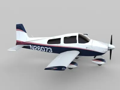 Aircraft-Schell Mark-N26073 Low-poly 3D model