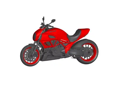 Ducati Diavel  3D model