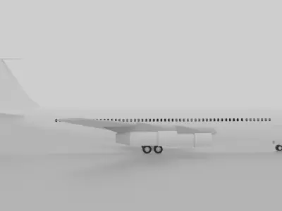 Boeing 707-320B 3D model