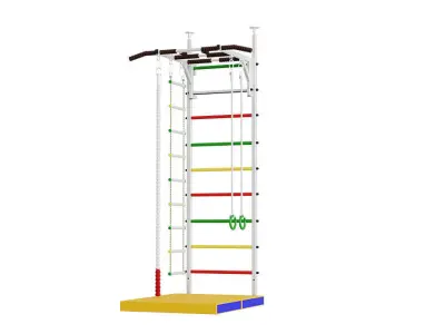 Swedish Wall BLENDER 3D Model Cycles 3D model