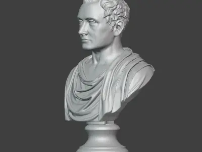 Unknown  Magistrate - Emperor -- Roman - Greek Man Bust 3D print model