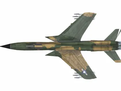 AirCraft 07 - fighter 3D model