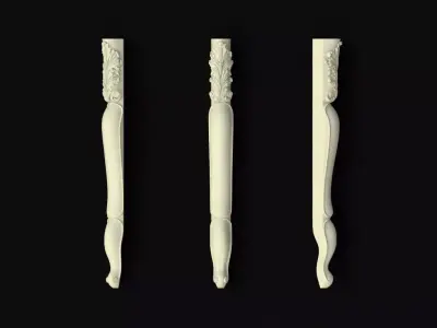 leg High quality 3d models for processing on a cnc machine  3D model 46
