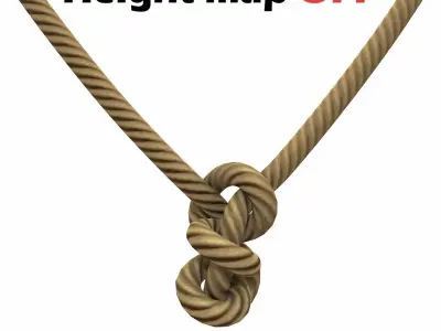 Rope Knot 3D model purchase