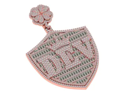 DEV Letter Pendent 3D print model