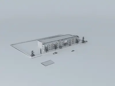 food factory Free 3D model buy