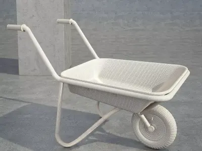 Wheelbarrow 3 3D model