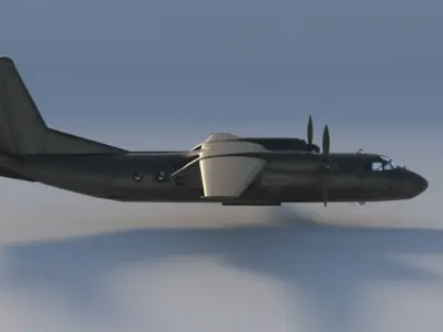 Antonov AN-24 3D model