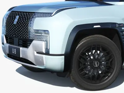 BYD YangWang U8 2023  3D model