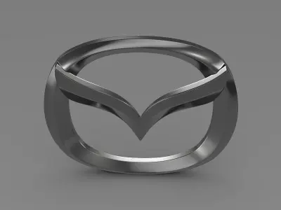 mazda logo 3D model from CGTrader