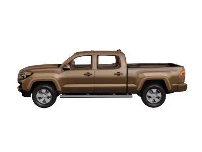 Generic Pickup Simple Durable Utility Truck 04 3D model