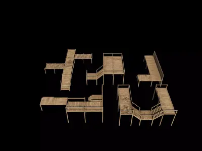 Medieval 3D Model set 3D model