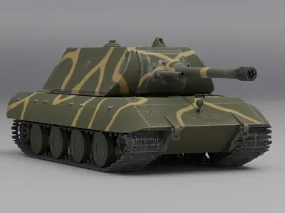 Panzerkampfwagen E-100 3D model