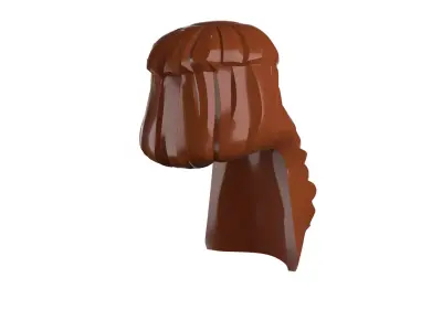 Custom3Dprint Minifigure Accessory - Minifigure Hair S2 - 027 3D print model
