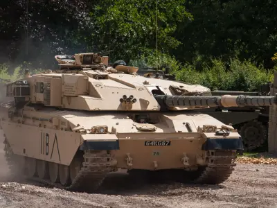 Leopard 2A7 main battle tank 3D print model